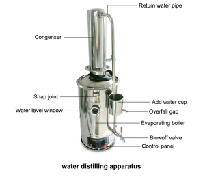 Aparato de destilación de agua de máquina de agua destilada eléctrica de laboratorio - Product Image 5