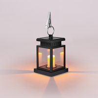 Projecteur LED solaire monocristallin pour extérieur, lampe chandelier de jardin, étanche IP45, noir, durable, garantie 2 ans