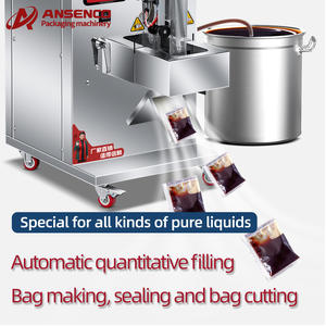 Nuova Macchina Confezionatrice Multifunzione per Liquidi e Succhi, Macchina Automatica per Imballaggio di Miele in Bustine Sachet, Macchinario per Riempimento di Liquidi e Olio - Product Image 2