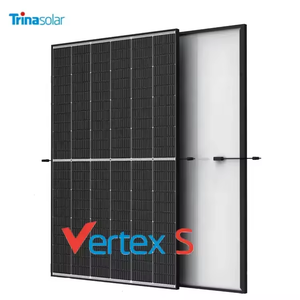 Venta caliente <span class=keywords><strong>Trina</strong></span> Vertex S + Dual Glass N Type Neg9R 28 430W 440W 450W Panel <span class=keywords><strong>solar</strong></span> de marco negro - Product Image 1