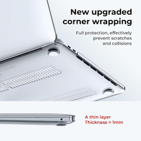 Étui en cristal pour MacBook Pro 13 pouces M2 2024 2023 2022-2016 M1 A2338 A2289 A2251 A2159 A1989 A1706 A1708 Étui rigide de protection