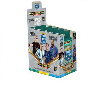 Boîte de présentation de boosters Panini officielle sous licence FI FA 365 Adrenalyn XL 2026 World Top Clubs - 26 cartes de football par paquet - Product Image 1