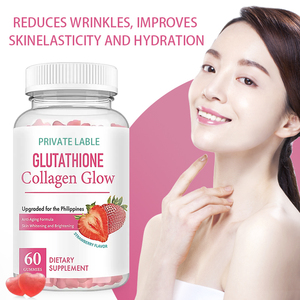 กลูตาไธโอนคอลลาเจนโกลว์ออร์แกนิกสูตรชะลอวัยผลิตภัณฑ์เสริมอาหารสตรอเบอรี่กลูตาไธโอนฉลากส่วนตัว - Product Image 3
