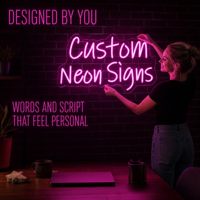 Enseigne néon personnalisée pour devanture de magasin, logo lumineux sur mesure pour salon, restaurant, hôtel, réception, signalétique LED en acrylique murale