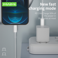 Câble USB C vers C de charge rapide 65W, OD2.9mm, cordon de données flexible en TPE, câble de chargeur PD PPS pour ordinateur portable, smartphones