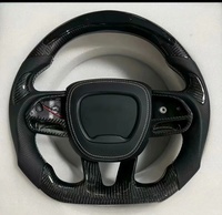 Volant en fibre de carbone personnalisé pour Dodge Charger Challenger Hellcat Charger Challenger SRT RT