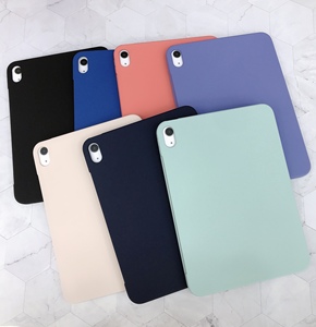 Coque en silicone liquide pour <span class=keywords><strong>iPad</strong></span> <span class=keywords><strong>Pro</strong></span> Air 2024 13 11 12.9 <span class=keywords><strong>7</strong></span> 8 9 <span class=keywords><strong>10</strong></span> génération étuis 4 5 <span class=keywords><strong>10</strong></span>.9 <span class=keywords><strong>10</strong></span>.2 MINI 6 housse complète pour tablette - Product Image 4