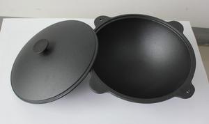 Kazan 12 L De Camping En Fonte <span class=keywords><strong>Pot</strong></span> Asiatique Goulasch Bouilloire <span class=keywords><strong>40</strong></span> <span class=keywords><strong>cm</strong></span> Wok Feu <span class=keywords><strong>Pot</strong></span> Chaudière Ouzbek Russe Kazan <span class=keywords><strong>Pot</strong></span> - Product Image 2