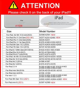 <span class=keywords><strong>Coque</strong></span> en silicone pour nouvel ipad Pro 11 "2022 Folio en cuir Pu pour 11 pouces ipad Pro 11 <span class=keywords><strong>2018</strong></span> 2020 2021 étui mince avec couverture arrière souple - Product Image 6