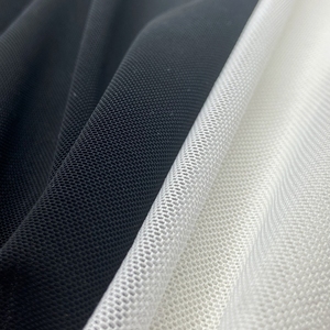 Xem Thông Qua Khỏa Thân Net 4 Cách Căng 94% Nylon 6% Spandex Đan 130G Điện Net Lưới Vải Cho Đồ Lót Thể Thao Corset - Product Image 3