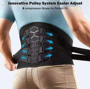 Ceinture de soutien lombaire réglable AOFIT pour le travail, avec logo personnalisé OEM, pour adulte, avec coussin lombaire amovible - Product Image 2