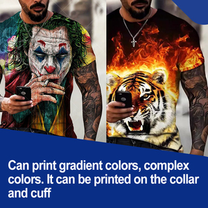 2024 đôi i3200 in đầu t Áo dtg-máy in tự làm cửa hàng quần áo đặc biệt 8 Máy in màu - Product Image 4