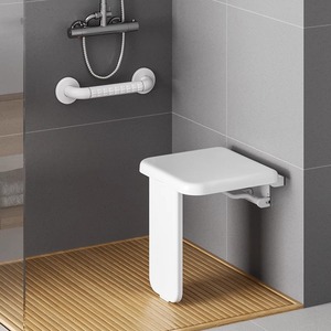 Tabouret pliant de salle de bain Juchen Shi 40x39x45cm, siège de douche en plastique pour personnes âgées et femmes enceintes - Product Image 1