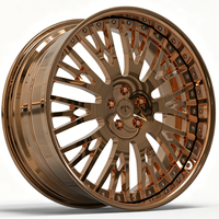Rines Forjados Personalizados de 2 Piezas SL 28x10 30X9.0 30x10 Pulgadas, 6x5.5, Multirradio, con Borde Cromado, Compatibles con Escalade, GMC Yukon, Chevrolet