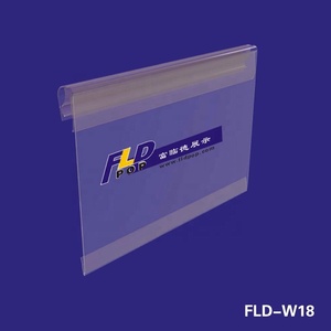 Nhựa vh39 bán buôn sản xuất nhựa PVC Móc giá tag chủ sở hữu cho siêu thị kệ - Product Image 5