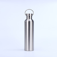 Bouteille isotherme américaine à large ouverture en acier inoxydable, écologique et portable, maintien thermique de 6 à 12 heures
