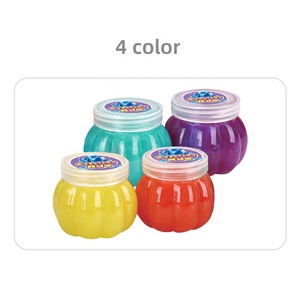 Wholesale Children's Toys Creative DIY Colorful <strong>Slime</strong> Play <strong>Set</strong> in Pumpkin Bottle 4 Color Mixed Packed for Kids - Product Image 3