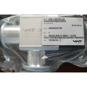 Vanne d'angle pneumatique VAT KF40, équipement d'automatisation industrielle - Product Image 2