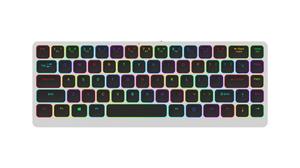Nuevo Teclado Mini USB de Aluminio con 69 Teclas, Portátil, Inalámbrico, Retroiluminación RGB, Resistente al Agua, Multimedia, Personalizable - Product Image 3