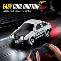 Voiture de course RC à l'échelle 1:64 personnalisable en gros, pack multiple de voitures RC de drift, étui rare, LED, jouet RC haute vitesse