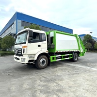 Camion à ordures compacteur Foton 16CBM, camion de collecte des déchets
