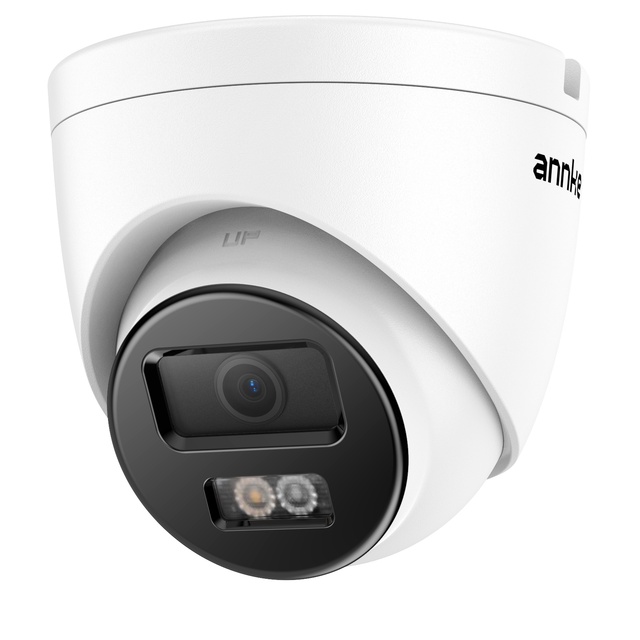 ANNKE C1200 12MP  Home and Business Surveillance PoE IP Security Camera AI Smart Hybrid Light CCTV Network Camera Kit