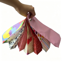 Sacs en plastique Mylar à fond plat pour emballage cadeau, magasin de détail, avec poignée découpée et fermeture éclair