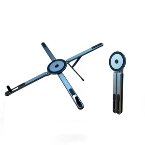Großhandel Ergonomischer 3-in-1 Aluminium-Kunststoff Klappbarer Magnetischer Schreibtischständer Kompatibel 8-Stufig Verstellbar Reise-Handy-Tablet-Halter - Product Image 1