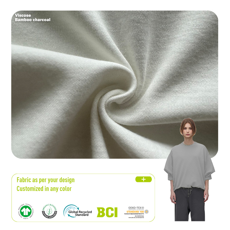 Fabric Knitted Terry Fabric 100 Bamboo