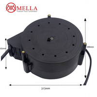 Enrouleur de câble électrique portable Mella à rétraction automatique 100W-2200W avec câble d'extension de 1-5m pour la recharge de véhicules électriques, en matériau PC
