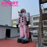 Ballon gonflable en forme de mascotte d'astronaute pour la décoration de fête, pour les ornements de festival de musique