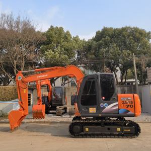 Prix pas cher! Mini pelleteuse Hitachi ZX70 Prêt à travailler Hitachi ZX55 ZX60 Pelleteuse sur chenilles ZX75 d'occasion - Product Image 4