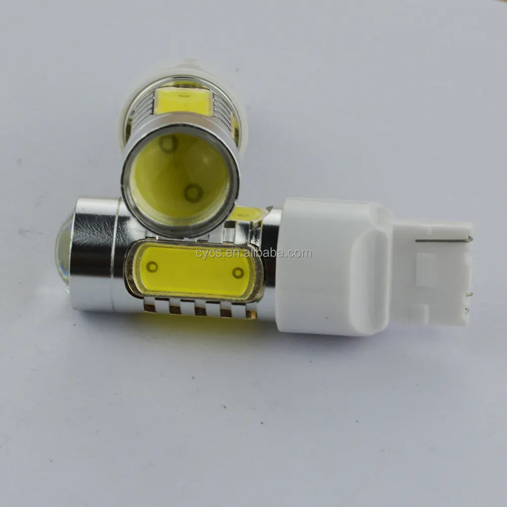 Màu Đỏ T10 12V 7.5W COB 1156 1157 LED cho xe T20 P21W BA15S T25 7443 7440 3156 3157 Xe LED tín hiệu ánh sáng lần lượt ánh sáng phanh ánh sáng