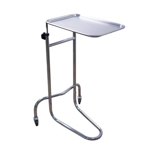 Support d'instruments Mayo avec plateau en acier inoxydable, <span class=keywords><strong>chariot</strong></span> utilitaire <span class=keywords><strong>médical</strong></span> pour tatouage, cliniques, salons, dentistes - Product Image 1