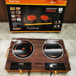<span class=keywords><strong>Cuisinière</strong></span> électrique infrarouge double foyer tout-en-un 3500W+3500W, écran tactile, étanche, classe énergétique A, en plastique, pour usage domestique et hôtelier - Product Image 5