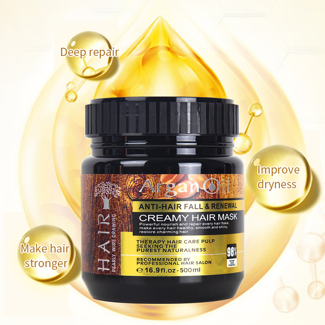 Best Price Deep Nourishing Repairing Salon-Grade Moisturizing Treatment for Dry Damaged Hair Argan Oil Hair Mask