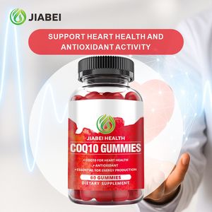 Jiabei oem coq10 gummy תוספי מזון נוגד חמצון הסיטונאי לב אנרגיה בריאות ייצור coאנזים תמצית למבוגרים - Product Image 4