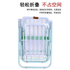 เก้าอี้ชายหาดพลาสติกพับได้แบบหนา ขนาดมาตรฐาน ปรับเอนได้ ดีไซน์มินิมอล สำหรับชายหาด บ้าน สำนักงาน ระเบียง - Product Image 3