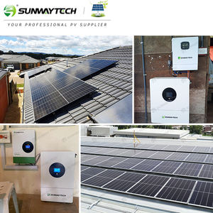 Sistema de Almacenamiento de Energía con Panel Solar de Silicio Monocristalino, Kit de Sistema de Energía Solar Completo para el Hogar, Fuera de la Red, de 8KW 10KW - Product Image 6