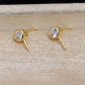 ต่างหูเงินแท้ Wenchi S925 รุ่น Queen แบบเข็มตรง ประดับเพชรซิคอนเดี่ยว ไข่มุก 9-13 มม. เครื่องประดับหรูหรา รุ่น 16952 จากประเทศจีน - Product Image 3