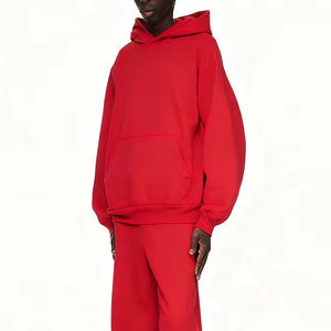 Sudadera con Capucha Unisex Extra Grande de Algodón Grueso, Estilo Urbano, Estilo Americano con Estampado de Logotipo para Hombre, Otoño Invierno - Product Image 2