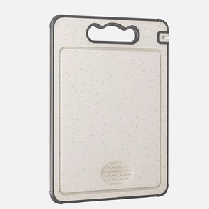 <span class=keywords><strong>Planche</strong></span> <span class=keywords><strong>à</strong></span> <span class=keywords><strong>découper</strong></span> en PP de qualité alimentaire en acier inoxydable 304 antibactérien double face pour couper le plastique de la paille de blé Cuisine domestique - Product Image 6