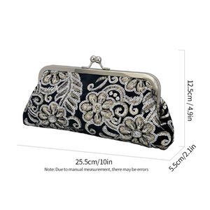 Fashion Sequin Tote Dress Bag Large Evening Bag <b>Clutch</b> <b>Wedding</b> Bags for Brides Maids - Product Image 6