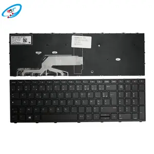 厂家批发新笔记本电脑键盘OEM/组织H P Probook 450 G5 455 G5 470 G5法国键盘