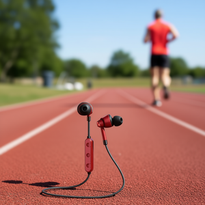 S&N M7 <b>Bluetooth</b> Earphones In-Ear Sports With Mic Red - Product Image 3