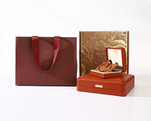 Caja de Envío para Joyería de Marca, Opción de Cartón Corrugado Tipo B y E, Caja Plegable para Envíos con Caja Interior Rígida para Regalo, OEM - Product Image 5