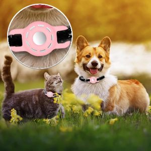 Pet <b>Collar</b> Holder For Apple Air Tag 2 Pack Pink Soft Plastic Lightweight Cat And <b>Small</b> <b>Dog</b> Accessory With Animal Pattern - Product Image 5
