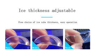 100kg Mejor precio Automático Comercial Clear Crescent <span class=keywords><strong>Ice</strong></span> MachineAbout 200lb Día - Product Image 5