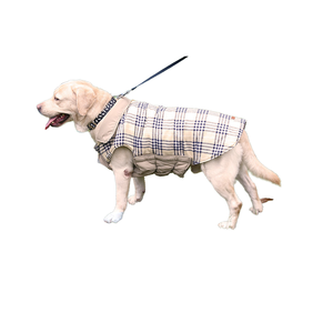 大型犬用ペット服,防水リバーシブルスタンドカラー犬用ジャケット秋冬用 - Product Image 3