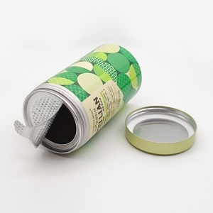 Lata de Aluminio Metálica de Grado Alimenticio Plateada Personalizada Profesional para Café, Té, Bocadillos y Dulces - 80 ml a 500 ml - Product Image 3
